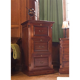 La Roque Mahogany Solid Wood Filing Cabinets - Office Storage