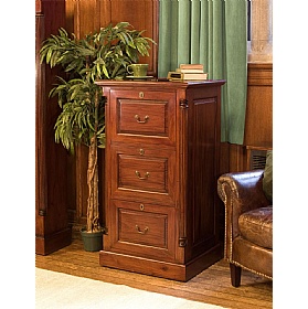 La Roque Mahogany Solid Wood Filing Cabinets - Office Storage