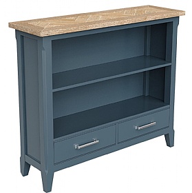 Signature Blue Solid Wood Bookcases