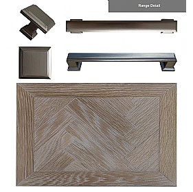 Signature Blue Solid Wood Bookcases