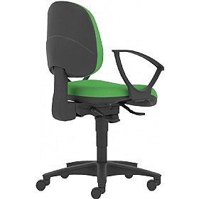 Topaz Medium Back 2-Lever Operator Chairs - Office Chairs