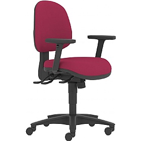 Topaz Medium Back 3-Lever Operator Chairs