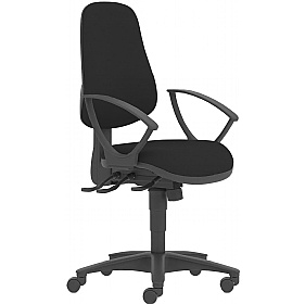 Topaz High Back 3-Lever Operator Chairs - Office Chairs