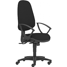 Topaz Extra High Back 3-Lever Operator Chairs - Office Chairs
