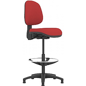 Topaz Medium Back Draughtsman Chairs - Office Chairs