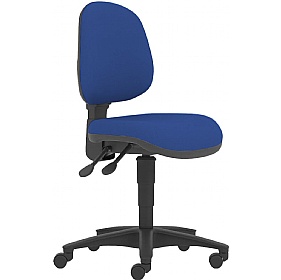 Topaz Lite Medium Back 2-Lever Operator Chairs - Office Chairs
