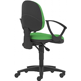 Topaz Lite Medium Back 2-Lever Operator Chairs - Office Chairs