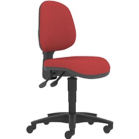 Topaz Lite Medium Back 2-Lever Operator Chairs - Office Chairs
