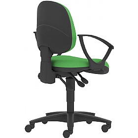 Topaz Lite Medium Back 3-Lever Operator Chairs - Office Chairs