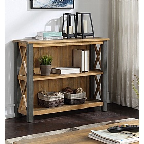 Urban Elegance Reclaimed Low Bookcase