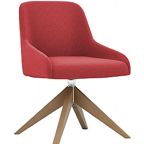 Flow Scandi Meeting and Breakout Swivel Chairs - Reception Area