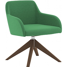 Flow Scandi Meeting and Breakout Swivel Armchairs - Reception Area