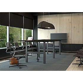 Progress Plus Electric Height Adjustable Plectrum Shaped Boardroom and Conferenc