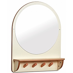 Home from Home Wall Mirror with Hooks