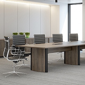 Aerofoil Boat Shaped Boardroom and Conference Tables - Meeting Room
