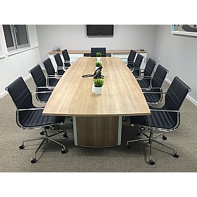 Aerofoil Boat Shaped Boardroom and Conference Tables - Meeting Room