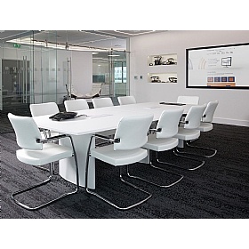 Aerofoil Boat Shaped Boardroom and Conference Tables - Meeting Room