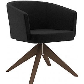 Zone Scandi Swivel Meeting and Breakout Chairs - Reception Area
