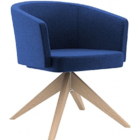 Zone Scandi Swivel Meeting and Breakout Chairs - Reception Area