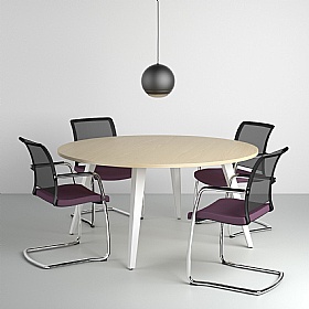 Reflex Round Boardroom and Conference Tables - Meeting Room