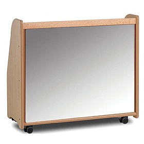 Explorer Zone Mobile Bookcase with Mirror Back