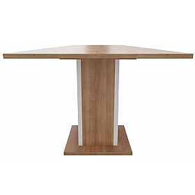 Qube Rectangular Boardroom and Conference Tables with Triple Square Base