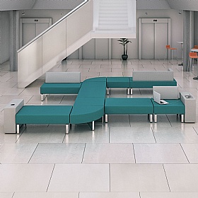 Intro Modular Reception and Breakout Benches - Reception Area