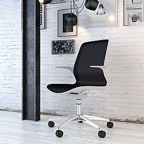 Tempo Bianca Agile Mesh Task Chairs - Office Chairs