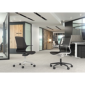Tempo Bianca Agile Mesh Task Chairs - Office Chairs