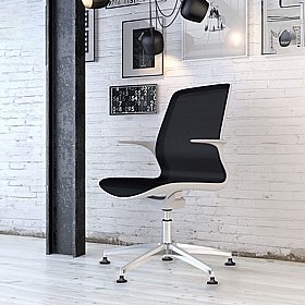 Tempo Bianca  Agile Mesh Meeting and Breakout Chairs - Office Chairs