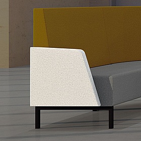 Open Modular Reception and Breakout Low Back Chairs - Reception Area