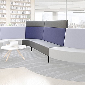 Open Modular Reception and Breakout High Back Chairs - Reception Area