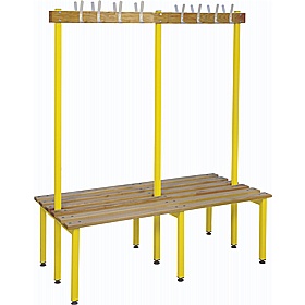 Vault Bench Germ Guard Double Sided Cloakroom Benches - School Furniture