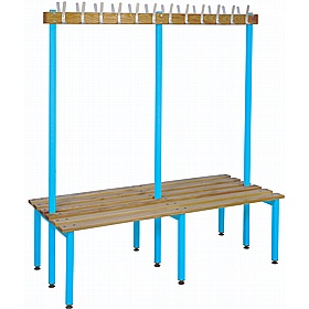 Vault Bench Germ Guard Double Sided Cloakroom Benches - School Furniture