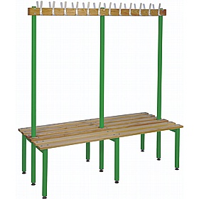 Vault Bench Germ Guard Double Sided Cloakroom Benches - School Furniture