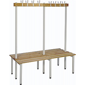 Vault Bench Germ Guard Double Sided Cloakroom Benches - School Furniture