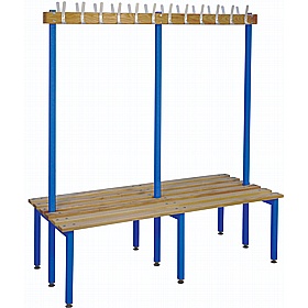 Vault Bench Germ Guard Double Sided Cloakroom Benches - School Furniture
