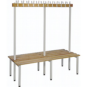 Vault Bench Germ Guard Double Sided Cloakroom Benches - School Furniture