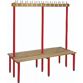 Vault Bench Germ Guard Double Sided Cloakroom Benches - School Furniture