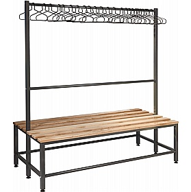Vault Premium Bench Germ Guard Double Sided Cloakroom Benches - School Furniture
