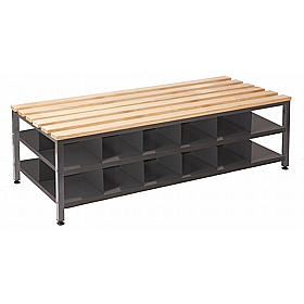 Vault Premium Bench Germ Guard Double Sided Changing and Cloakroom Bench Seats