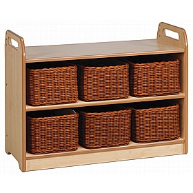 Creativity Zone Shelf Unit with Display and Mirror Back - School Furniture