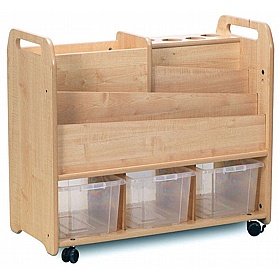 Creativity Zone Mobile Double Sided Storage Chest - School Furniture