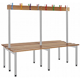 Vault Junior Bench Germ Guard Double Sided Cloakroom Benches - School Furniture