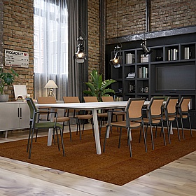 Linnea D-End A-Frame Boardroom and Conference Tables - Meeting Room