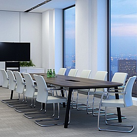 Linnea D-End A-Frame Boardroom and Conference Tables