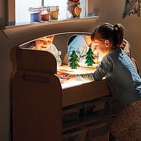 STEM Zone Light Box Trolley & Mirror Surround