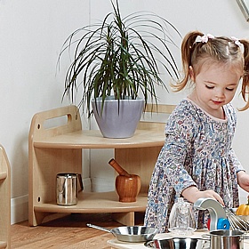 Cosy Reading Zone 90 Degree Low Level Storage Unit - School Furniture