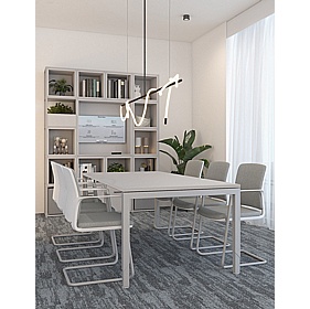 Matrix+ Rectangular Goalpost Meeting and Boardroom Tables - Meeting Room