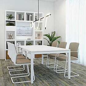 Matrix+ Rectangular Goalpost Meeting and Boardroom Tables - Meeting Room